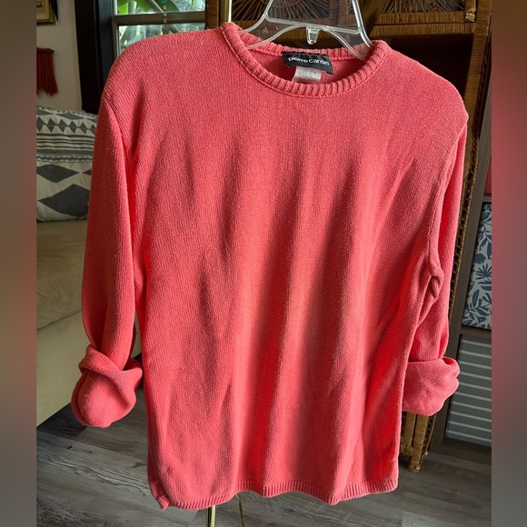 Pierre Cardin Sweaters - 100% Cotton Vintage Pierre Cardin Coral sweater.